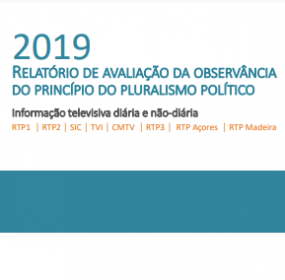 Relatório de avaliação da Observância do Princípio do Pluralismo Político em 2019