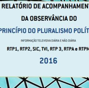 Relatório de acompanhamento da observância do princípio do Pluralismo Político em 2016