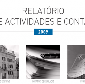 Relatório de Actividades e Contas da Entidade Reguladora para a Comunicação Social (2009)