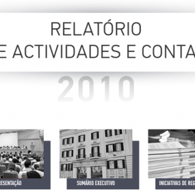 Relatório de Actividades e Contas da Entidade Reguladora para a Comunicação Social (2010) 