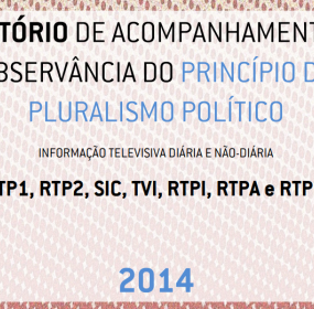 Relatório de acompanhamento da observância do princípio do Pluralismo Político em 2014