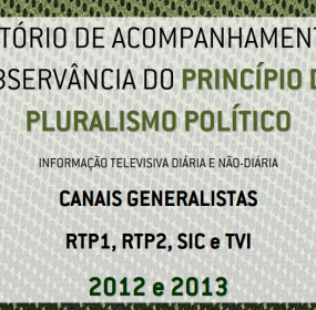 Relatório de acompanhamento da observância do princípio do Pluralismo Político em 2012 e 2013
